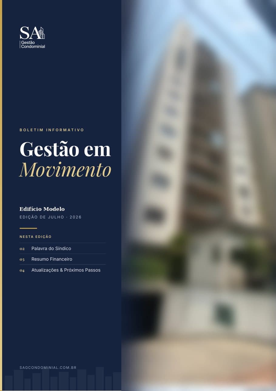 Boletim informativo, página 1: Capa